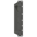 sofabordsben U-formet 2 stk. antracit 70 x (42-43) cm stål