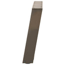 sofabordsben U-formet 2 stk. naturstål 70 x (42-43) cm stål