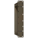 sofabordsben U-formet 2 stk. naturstål 70 x (42-43) cm stål