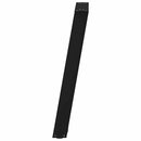 konsolbordben U-formet 2 stk. sort 28 x (72-73) cm stål
