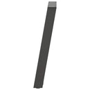 konsolbordben U-formet 2 stk. antracit 28 x (72-73) cm stål