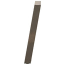 konsolbordben U-formet 2 stk. naturstål 28 x (72-73) cm stål