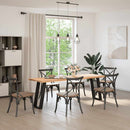 konsolbordben U-formet 2 stk. sort 38 x (72-73) cm stål