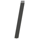 konsolbordben U-formet 2 stk. antracit 38 x (72-73) cm stål