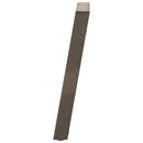 konsolbordben U-formet 2 stk. naturstål 38 x (72-73) cm stål