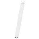 spisebordsben U-formet 2 stk. hvid 50x(72-73) cm stål