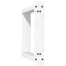 spisebordsben U-formet 2 stk. hvid 50x(72-73) cm stål