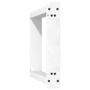 spisebordsben U-formet 2 stk. hvid 60 x (72-73) cm stål