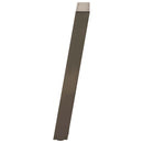 spisebordsben U-formet 2 stk. naturstål 60 x (72-73) cm stål