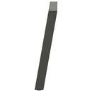 spisebordsben U-formet 2 stk. antracit 70 x (72-73) cm stål