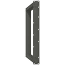 spisebordsben U-formet 2 stk. antracit 70 x (72-73) cm stål