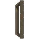 spisebordsben U-formet 2 stk. naturstål 70x(72-73) cm stål