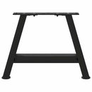 sofabordsben A-formet 2 stk. sort 30x(30-31) cm stål