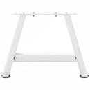 sofabordsben A-formet 2 stk. hvid 30x(30-31) cm stål