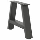 sofabordsben A-formet 2 stk. antracit 30x(30-31) cm stål