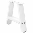 sofabordsben A-formet 2 stk. hvid 40x(30-31) cm stål