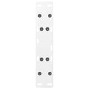 sofabordsben A-formet 2 stk. hvid 50x(30-31) cm stål