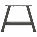 sofabordsben A-formet 2 stk. antracit 50x(30-31) cm stål