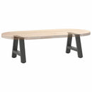 sofabordsben A-formet 2 stk. antracit 50x(30-31) cm stål