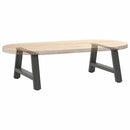 sofabordsben A-formet 2 stk. antracit 60x(30-31) cm stål
