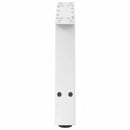 sofabordsben A-formet 2 stk. hvid 70x(30-31) cm stål