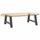 sofabordsben A-formet 2 stk. antracit 70x(30-31) cm stål