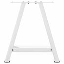 sofabordsben A-formet 2 stk. hvid 38 x (42-43) cm stål