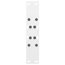 sofabordsben A-formet 2 stk. hvid 38 x (42-43) cm stål