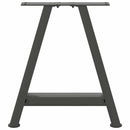 sofabordsben A-formet 2 stk. antracit 38 x (42-43) cm stål
