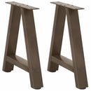 sofabordsben A-formet 2 stk. 50x(42-43) cm stål