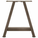 sofabordsben A-formet 2 stk. 50x(42-43) cm stål
