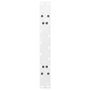 sofabordsben A-formet 2 stk. hvid 60 x (42-43) cm stål
