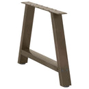 sofabordsben A-formet 2 stk. 70 x (42-43) cm stål