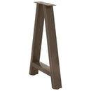 spisebordsben A-formet 2 stk. 50x(72-73) cm stål