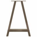 spisebordsben A-formet 2 stk. 50x(72-73) cm stål