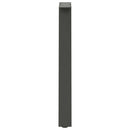 spisebordsben A-formet 2 stk. antracit 60 x (72-73) cm stål