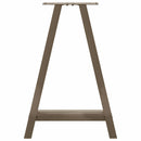 spisebordsben A-formet 2 stk. 60 x (72-73) cm stål