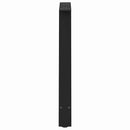 spisebordsben A-formet 2 stk. sort 70 x (72-73) cm stål