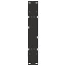 spisebordsben A-formet 2 stk. sort 70 x (72-73) cm stål