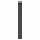 spisebordsben A-formet 2 stk. antracit 70 x (72-73) cm stål
