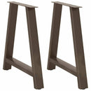spisebordsben A-formet 2 stk. 70 x (72-73) cm stål