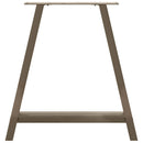 spisebordsben A-formet 2 stk. 70 x (72-73) cm stål