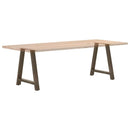 spisebordsben A-formet 2 stk. 70 x (72-73) cm stål