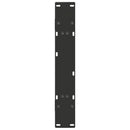 spisebordsben A-formet 2 stk. sort 80x(72-73) cm stål