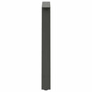 spisebordsben A-formet 2 stk. antracit 80x(72-73) cm stål