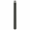 spisebordsben A-formet 2 stk. antracit 100x(72-73) cm stål