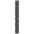 spisebordsben A-formet 2 stk. antracit 100x(72-73) cm stål