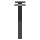 sofabordsben X-formet 2 stk. antracit 30x(30-31) cm stål