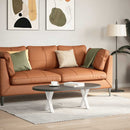 sofabordsben X-formet 2 stk. hvid 37x(30-31) cm stål
