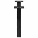 sofabordsben X-formet 2 stk. sort 50x(30-31) cm stål